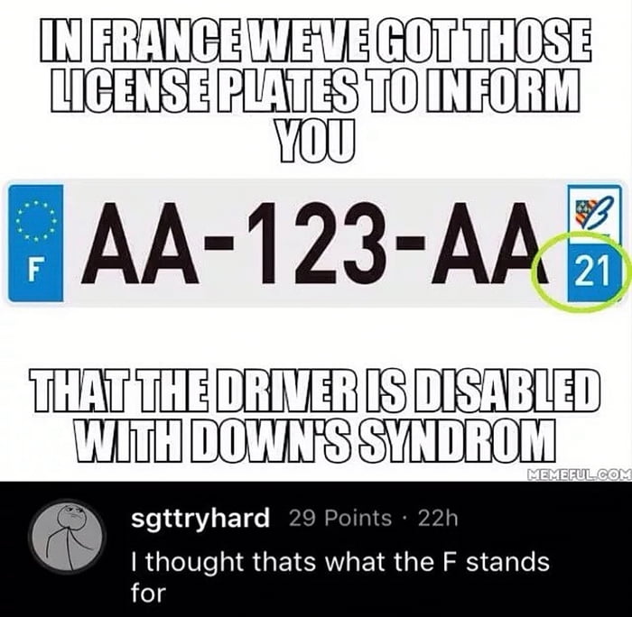 The French, the f*ggots of Europe