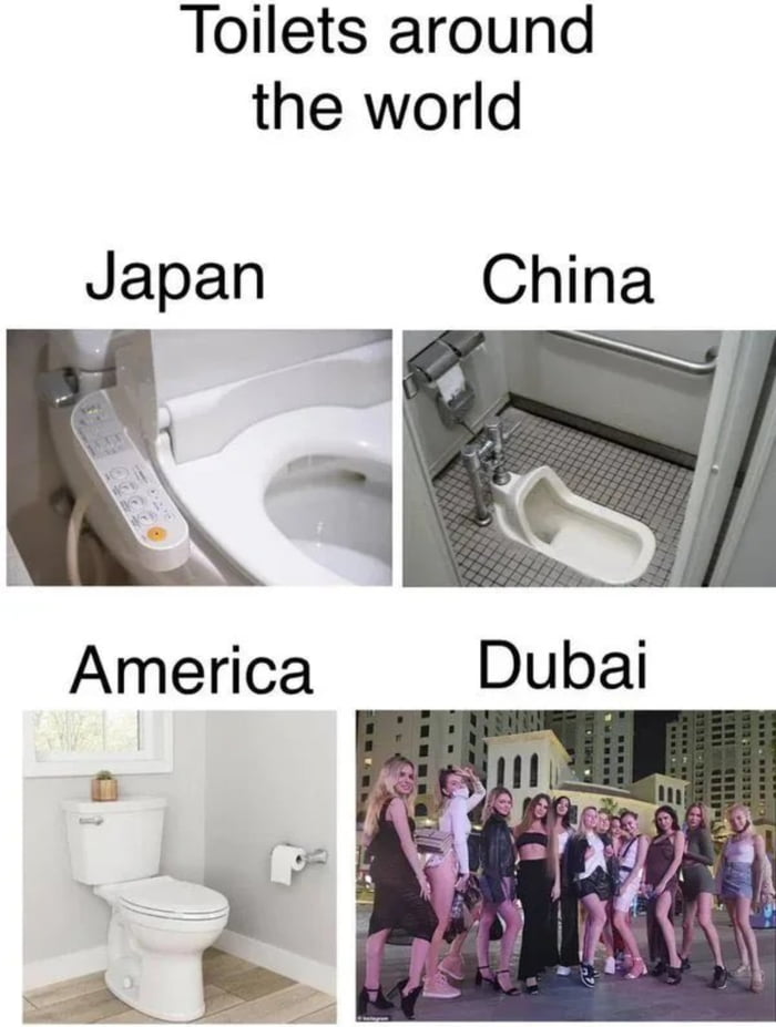 Toilets of Dubai sheikhs