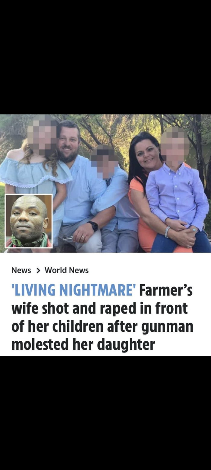 Straight up demonic, what's going on in South Africa