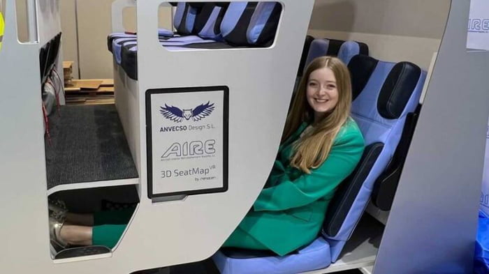 Wow, look at all the leg room!