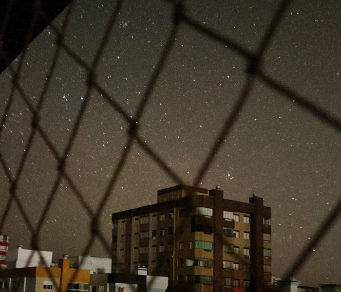 There waa blackout in my city and I was able to see some starts and even a take picture, just hope the geoguessers freaks can't pinpoint my location