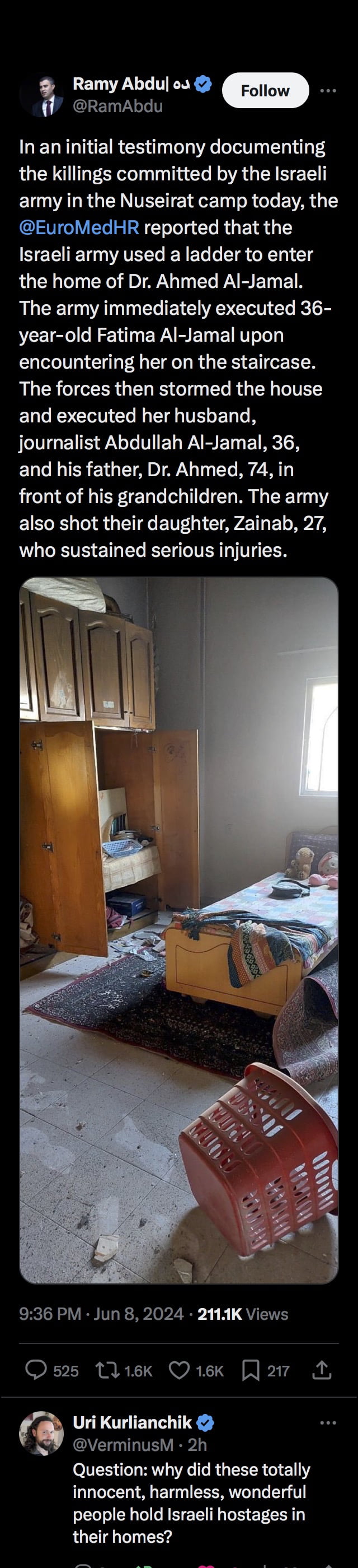 The whole Palestinian victim mentality in one picture. No understanding of cause and effect, consequences and accountability, just like children. It’s always the evil Jews. #FAFO