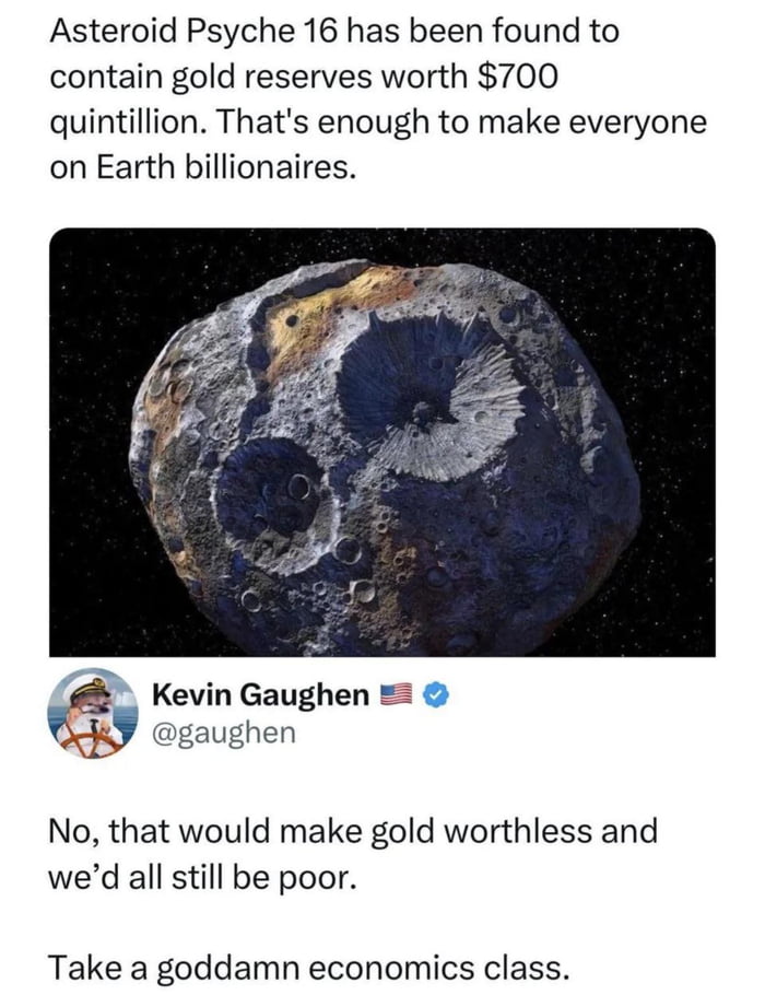 Bro got schooled on basic economics