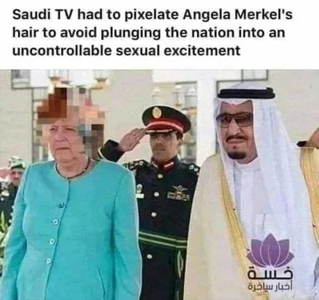 Angela Merkel visiting Saudi Arabia