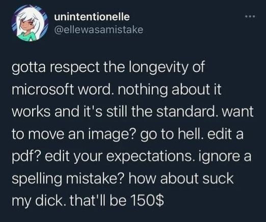 Edit your expectations