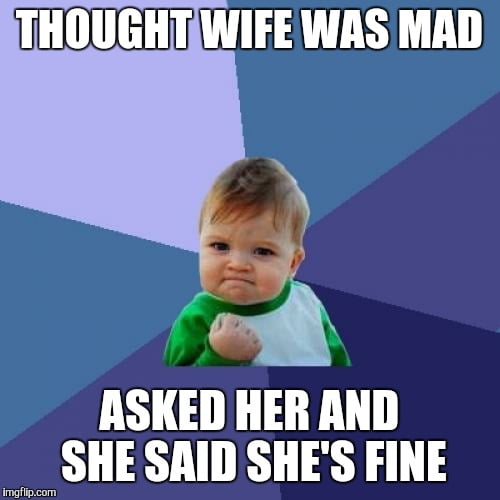 Was worried for a minute