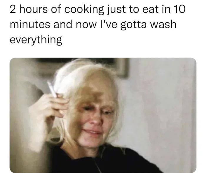 Cooking <> Eating