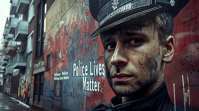 The police officer from Mannheim died today. Where are the protests?