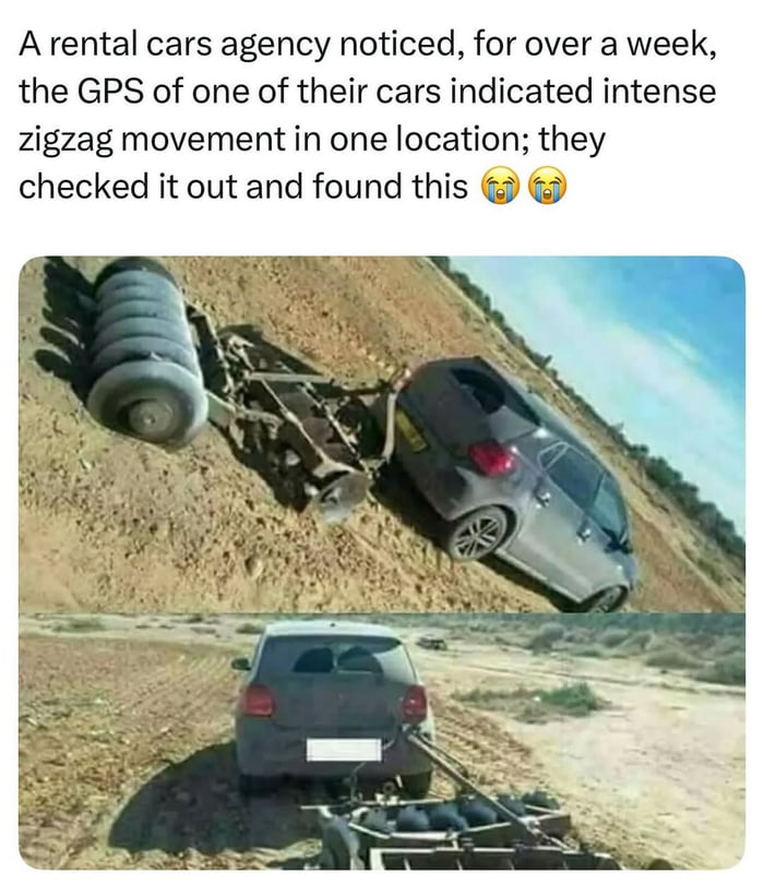 That's not quite what we meant by 'off-road capabilities'.