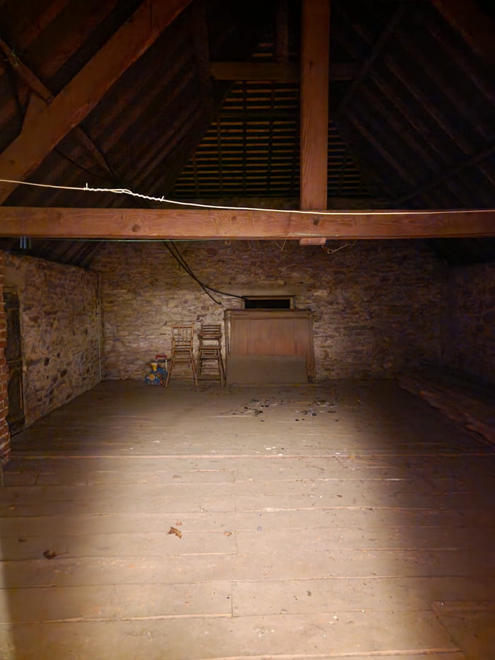 In an AirBNB in northern France, my room has a second door that opens to this