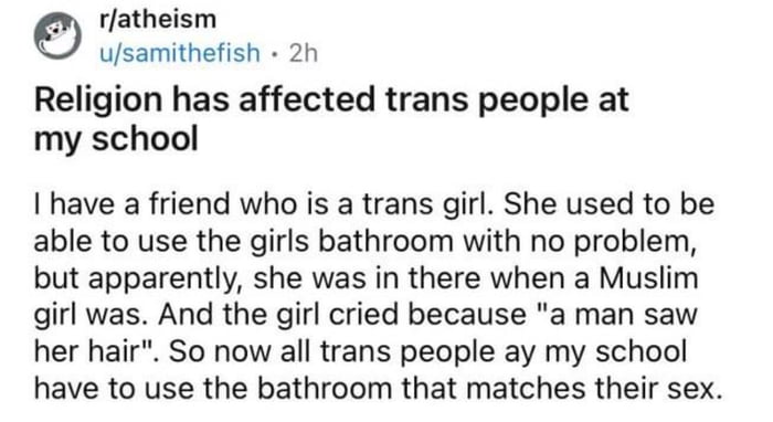 The liberal is confused. It hurt itself in its confusion.