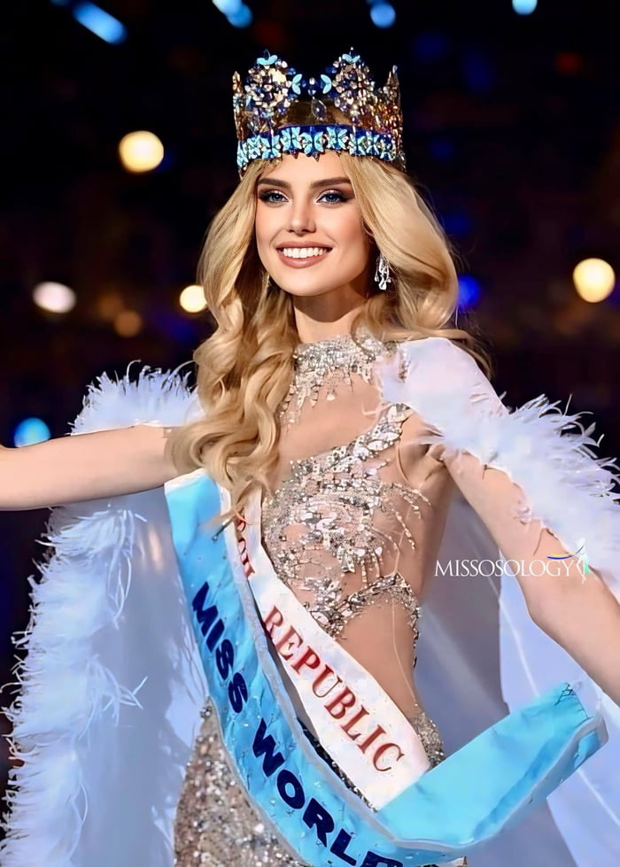 Since there was a controversy here, with a miss Germany. I thought you'd appreciate new Miss World from my home country, Czech Republic.