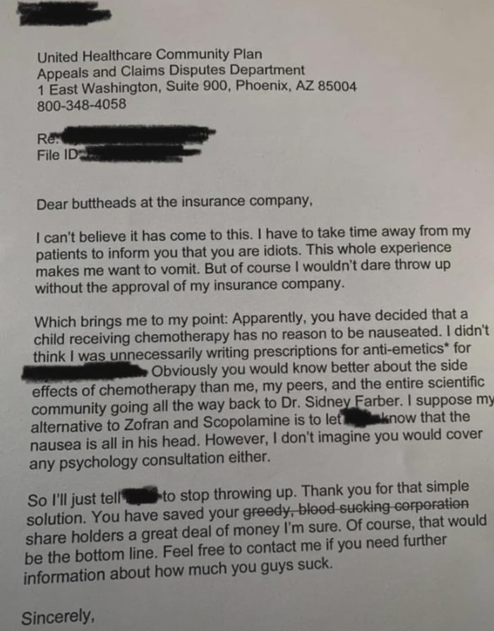 This doctor absolutely bodied UnitedHealthcare