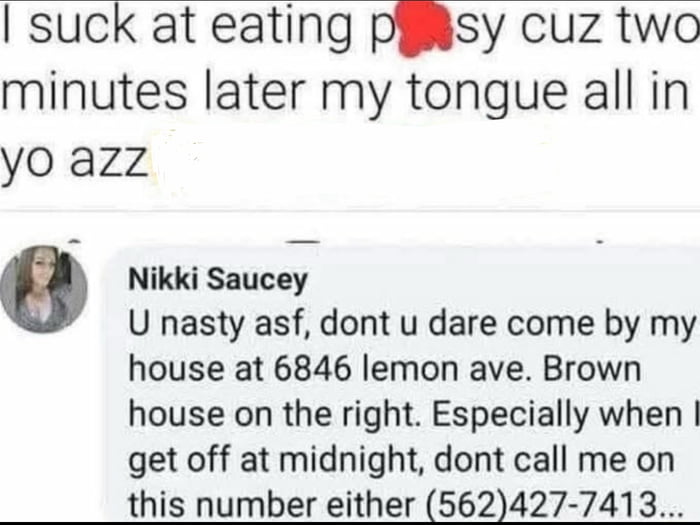 Clearly Nikki doesn’t like thiss