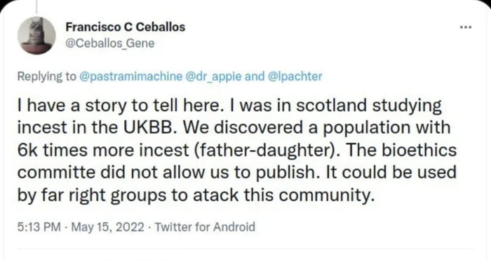 I guess we will never know which "community", because the Right will be validated.