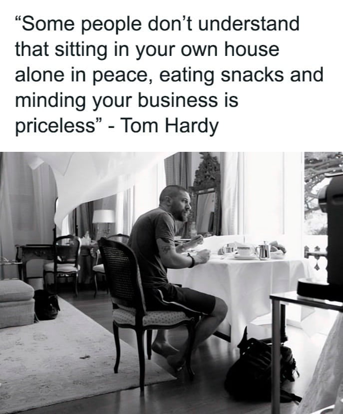 Some people just can't handle their own company