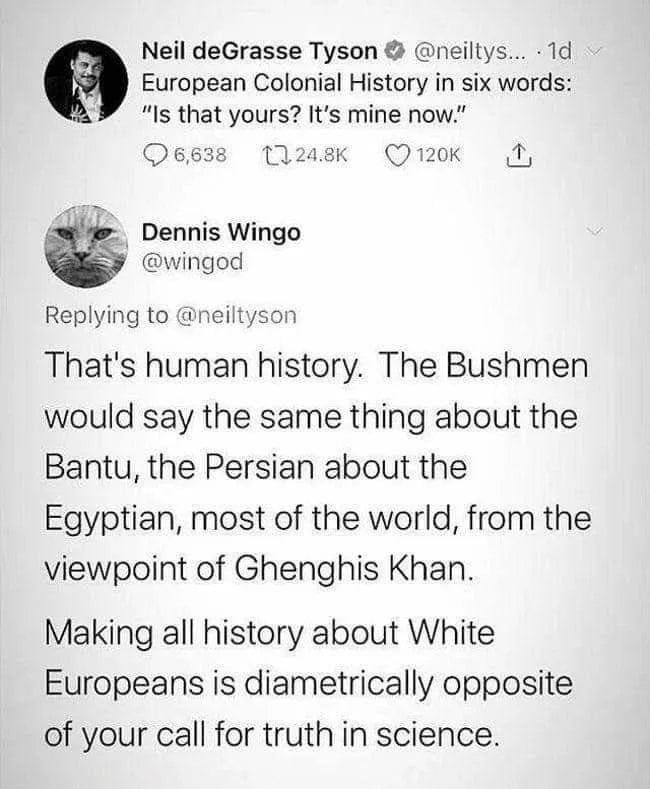 Colonization simply put.