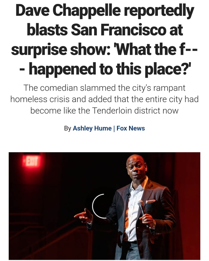 He said he witnessed a man defecating on the sidewalk as he walked into a restaurant