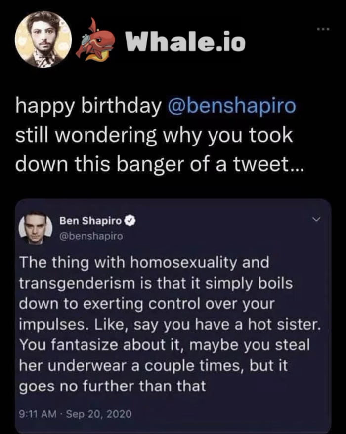 This was a banger of a tweet!