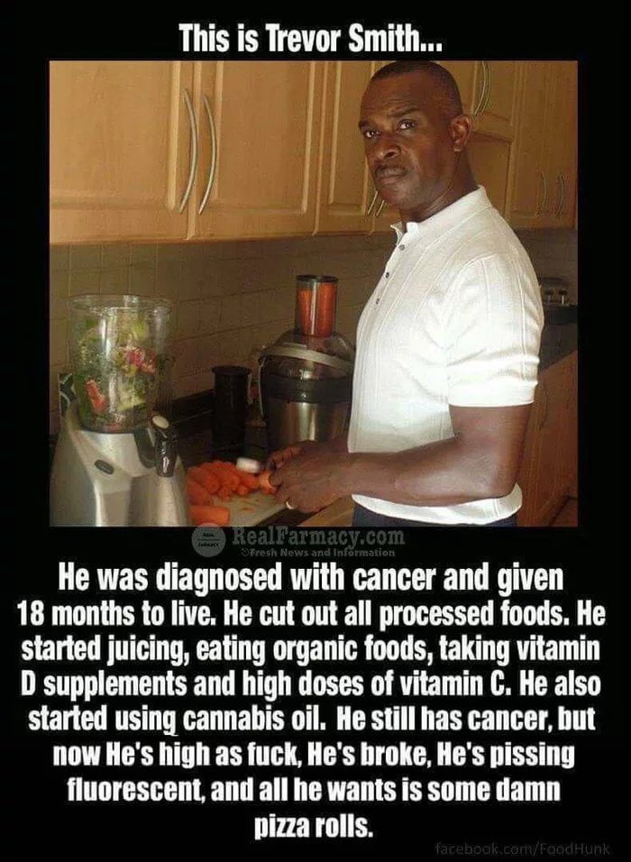 He should try vegan