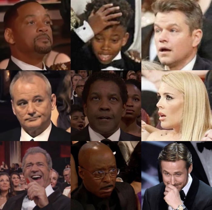 Bafta actors reaction after a guy with Tourette's started screaming the hard N......R
