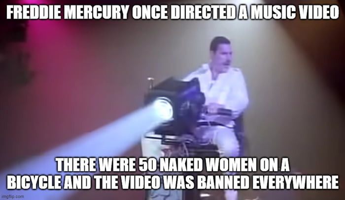 The name of the video is Bicycle Race
