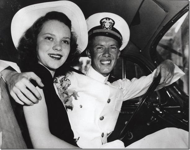 Jimmy Carter & his wife Rosalynn - 1947
