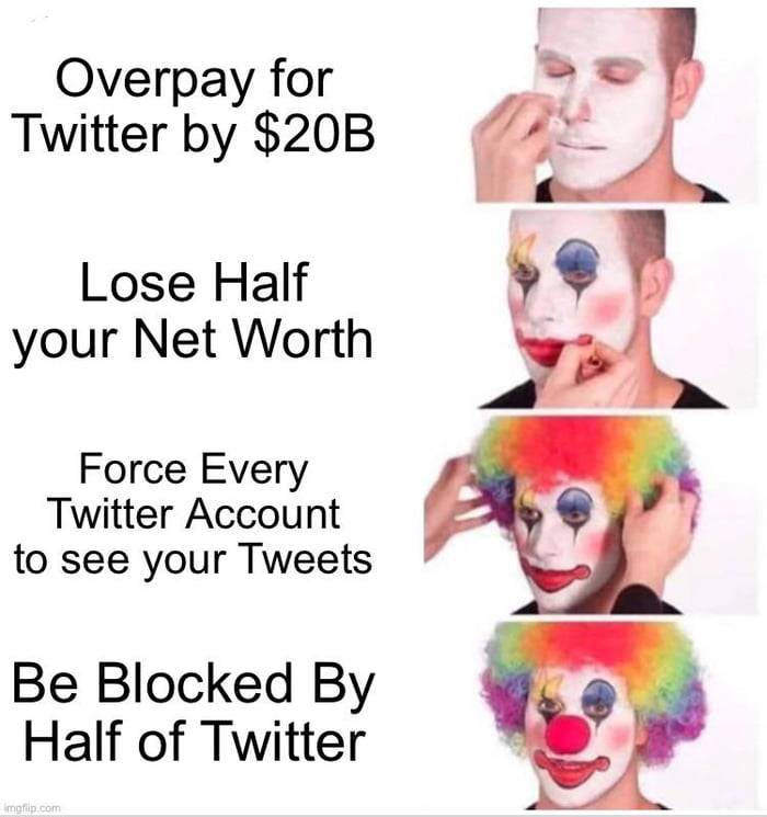 Wait till he monetizes the block button if you block him