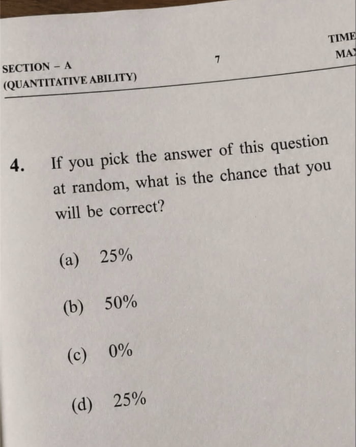 There is a chance you got no chances