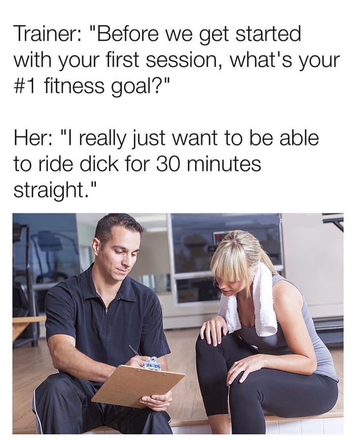 On my way to the gym to work on that goal