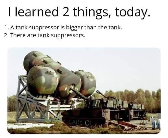 The tank is not a virgin anymore. BUT WE ARE