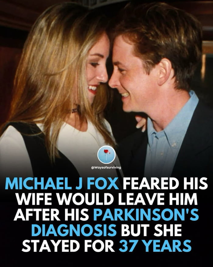 Proof that true love exists. Michael J Fox and his wife are an inspiration