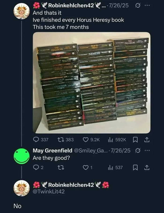 Seven months for a 'no'