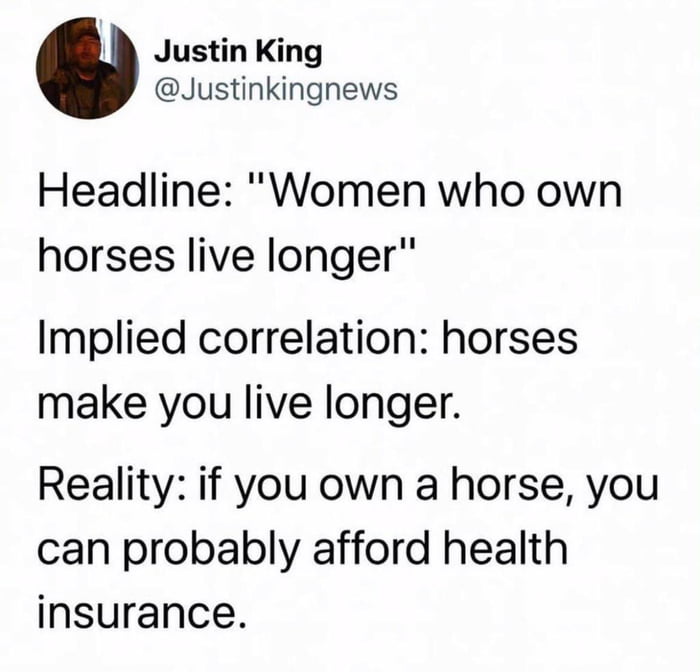 Horse ownership is the secret to a long life, or maybe just good health insurance