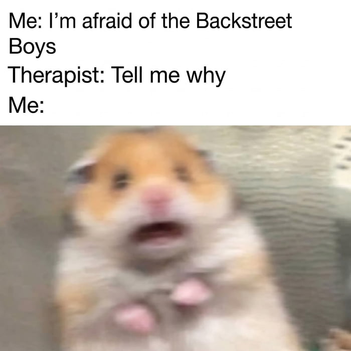Also, self-deprecating jokes don't go well in therapy. He keeps stealing my jokes and writes them down....