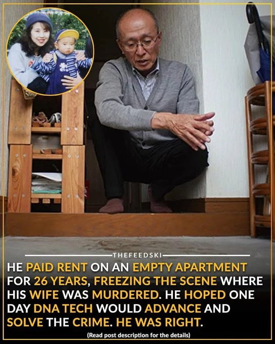 Satoru Takaba's wife's life was taken in their apartment in 1999