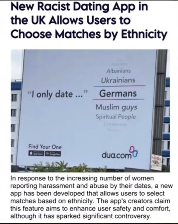 Ah yes, another racist app