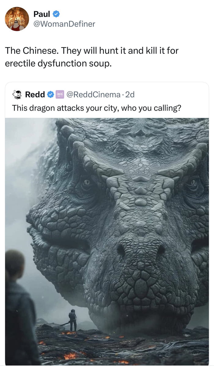 And the soup will not cure but induce erectile disfunction