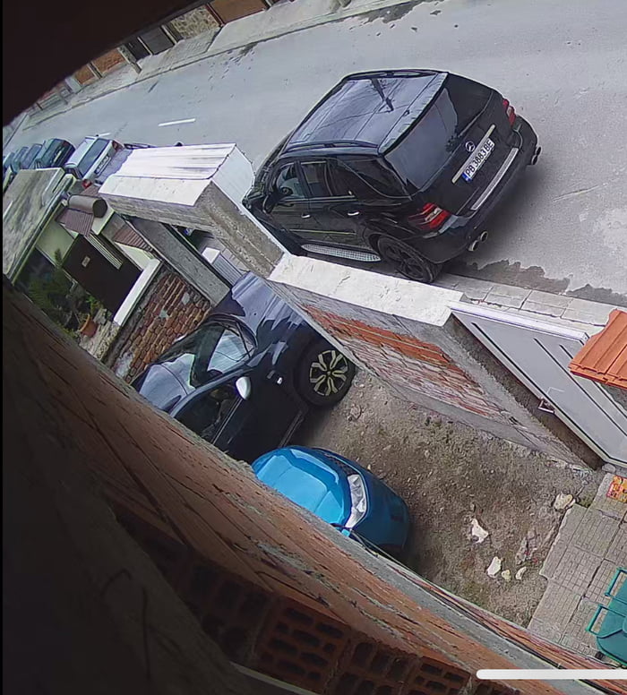 Every single day, my neighbor parks in front of my garage. Today I finally snapped, held the horn for 4 solid minutes. He comes out yelling, calls me insane. Like bro, I'm just trying to leave my own house. How would you react?