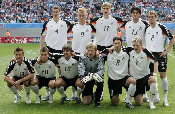 The German national football team 20 years ago.
