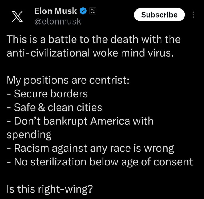 "Woke mind-virus" literally an ironic copypasta