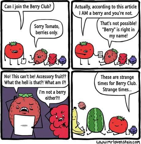 Well they identify as berries.