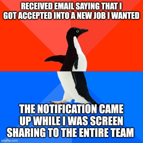 That's one way to quit