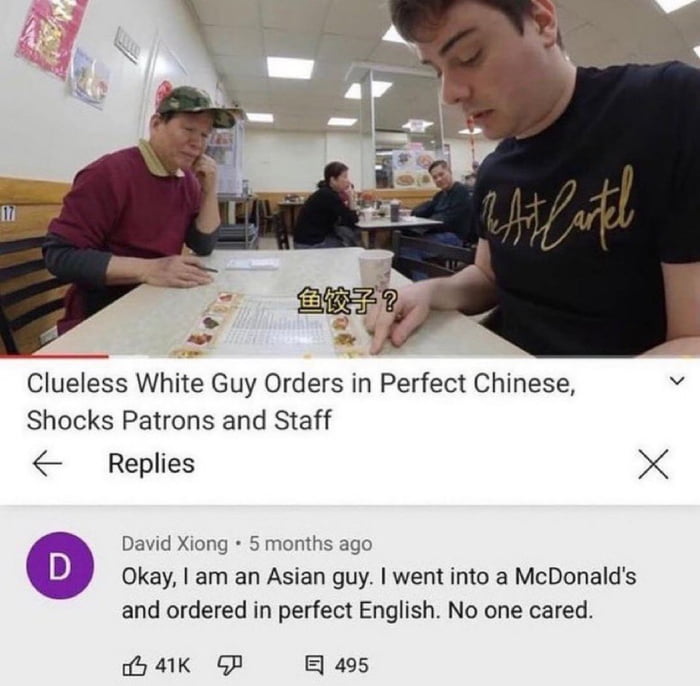 Hmm….Double Standard.