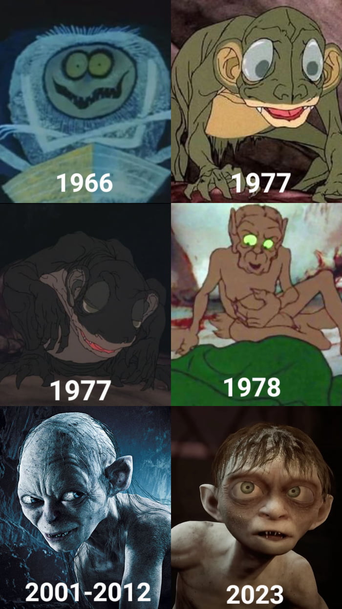 Gollum's evolution...