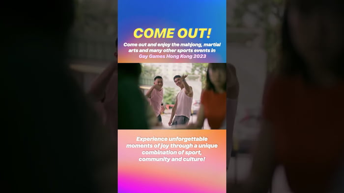 Come out and join Gay Games Hong Kong!