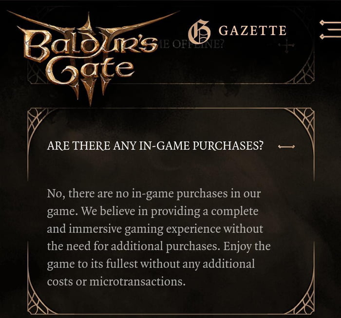 This is what gaming was supposed to be. Thank you Larian Studios.