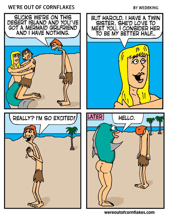 Having a girlfriend while on a deserted island