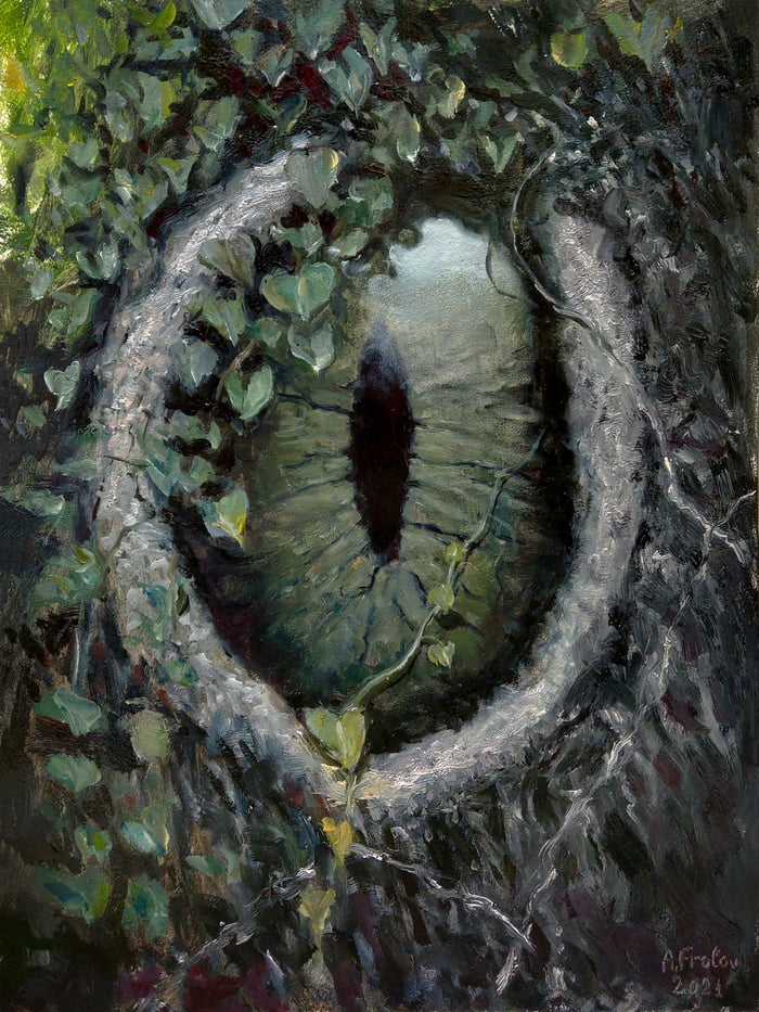 Forest Eye, My oil painting