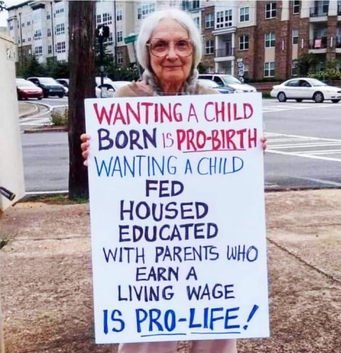 She gets the hypocrisy.